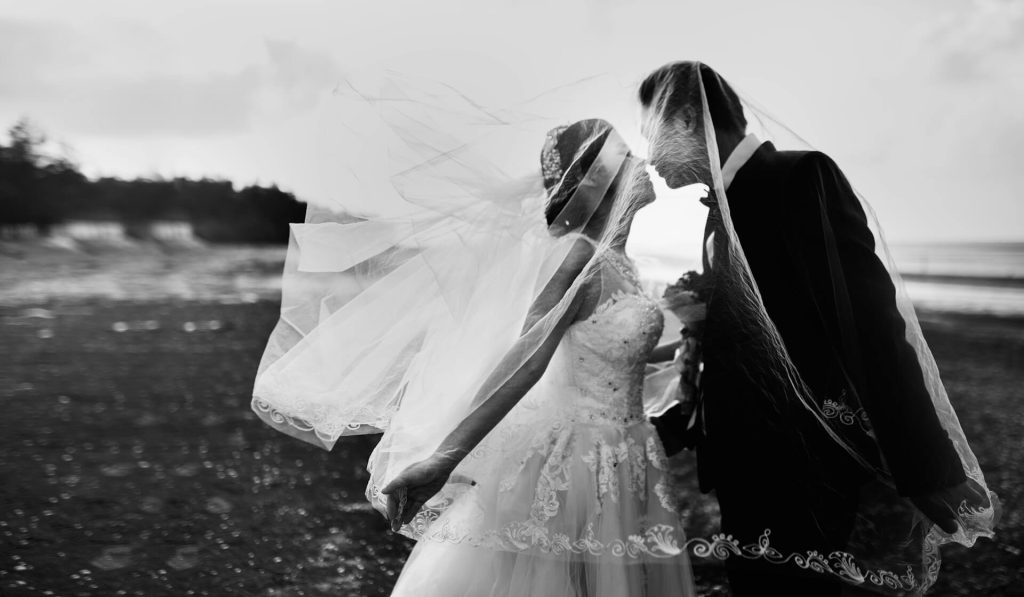 Bröllopsfotografering på Färingsö i Ekerö